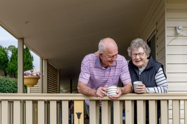 Australian Senior Citizen Couple Enjoying Life and Living Independently At Own Home